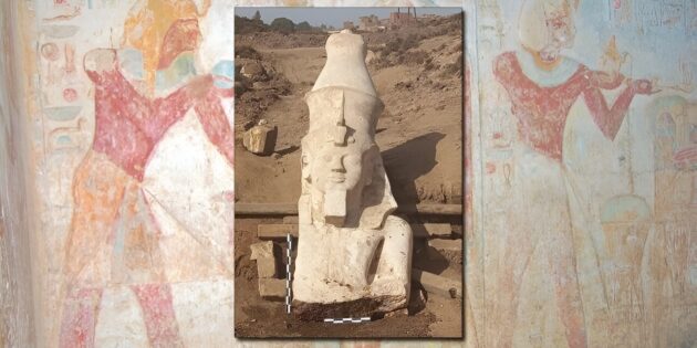 В Египте нашли половину статуи Рамзеса II: лицо великого фараона неплохо сохранилось